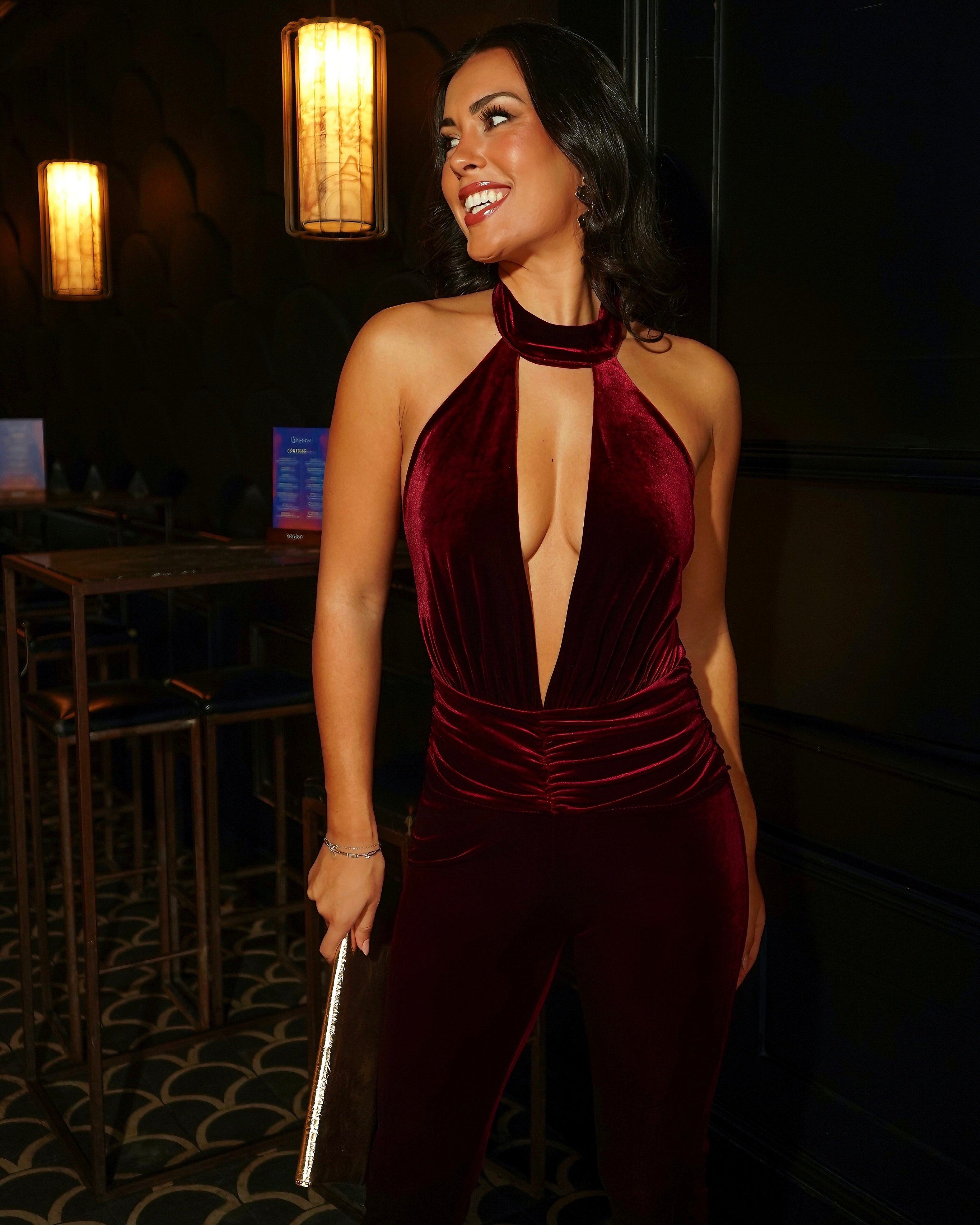 Jane Bordeaux Jumpsuit