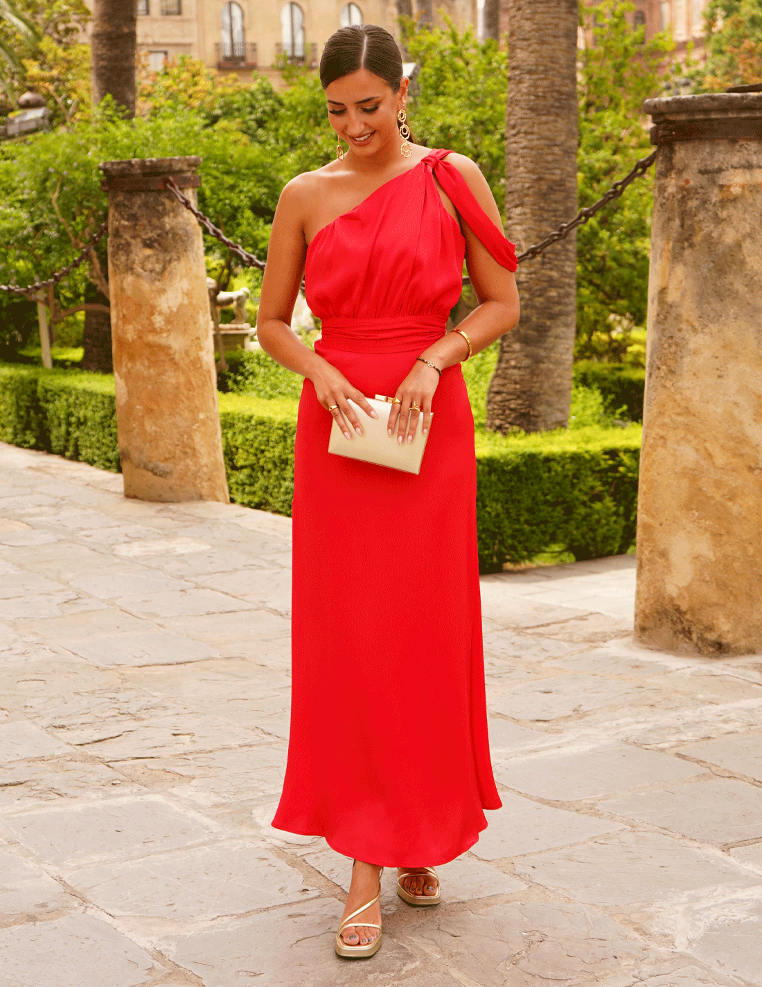 Red Adara Dress