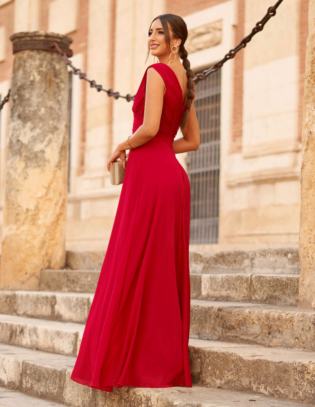 Vestido Leonora Rojo