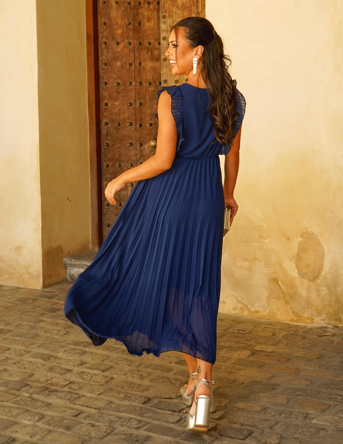 Esperanza Navy Dress