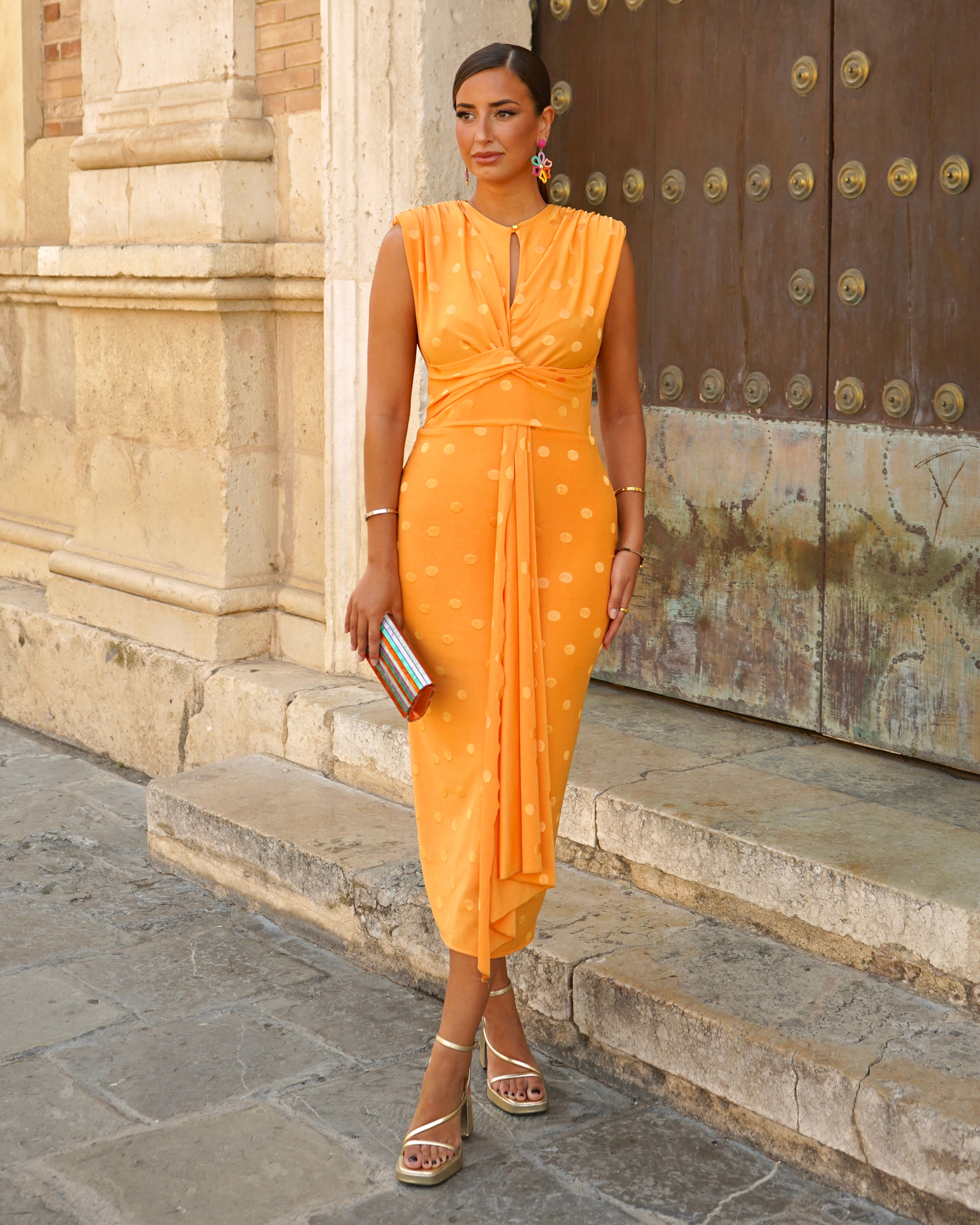 Vestido Carmena Naranja
