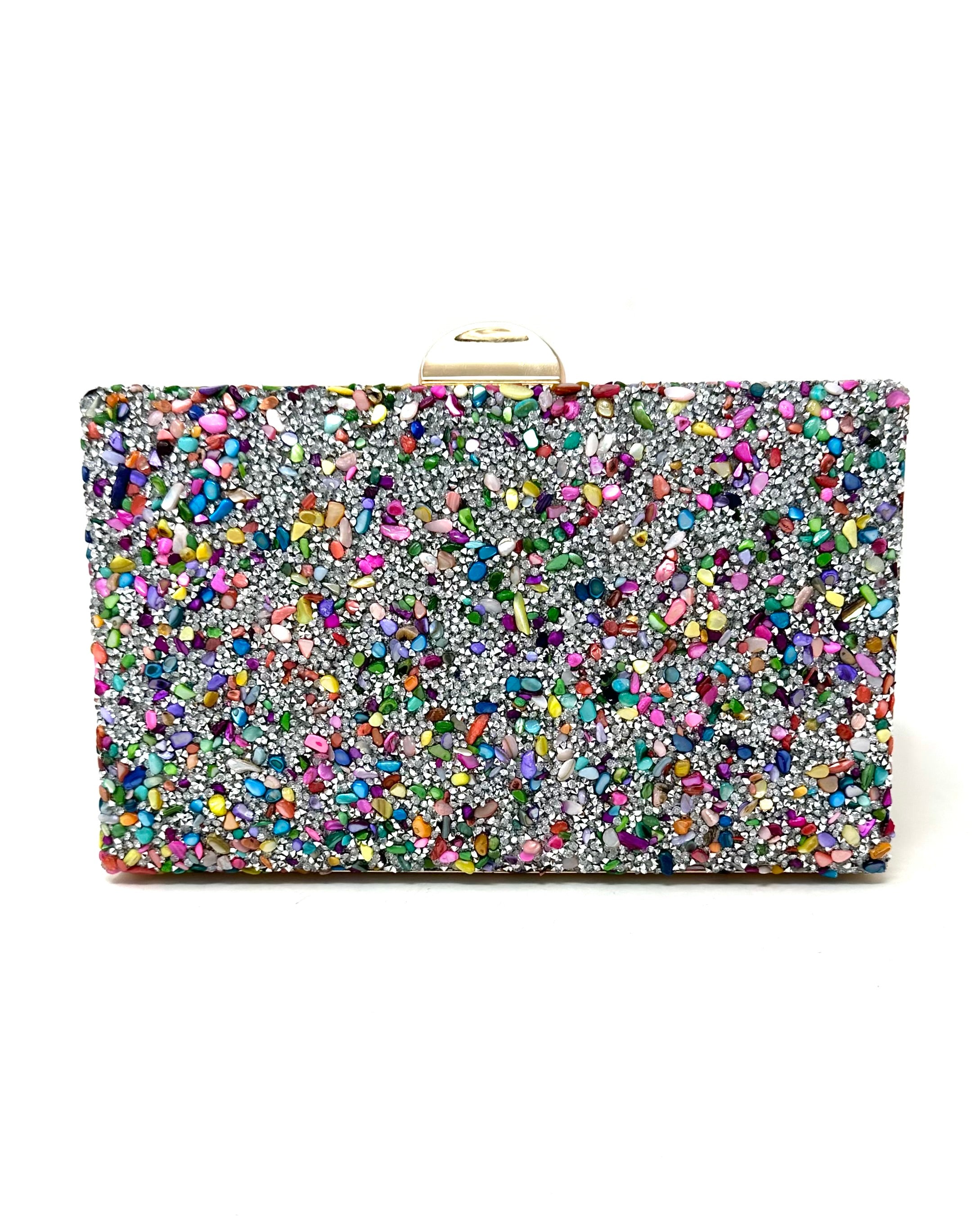 Bolsa de Strass Multicolorida