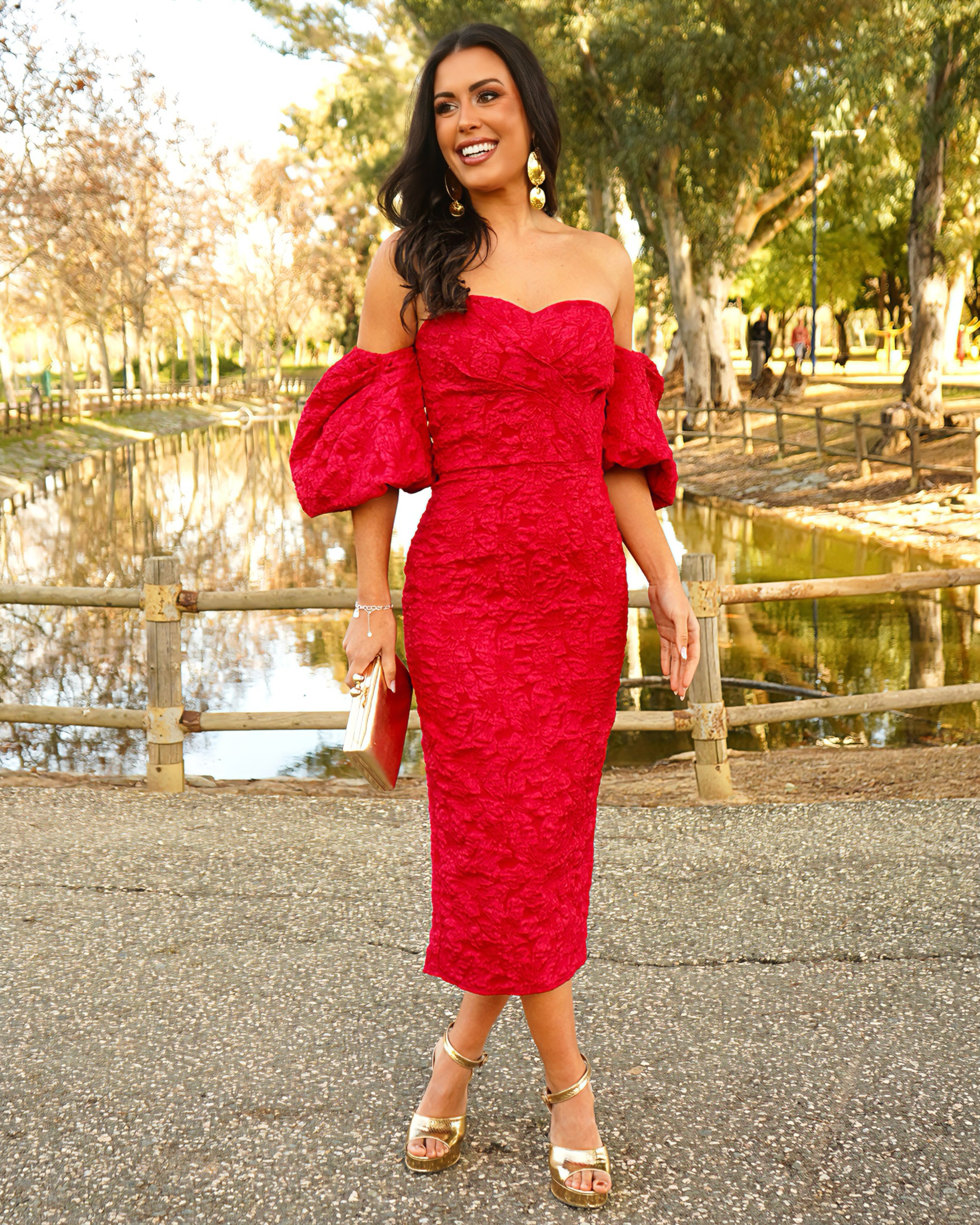 Vestido Selena Rojo