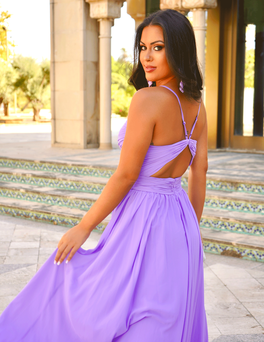 Vestido Ana Mauve