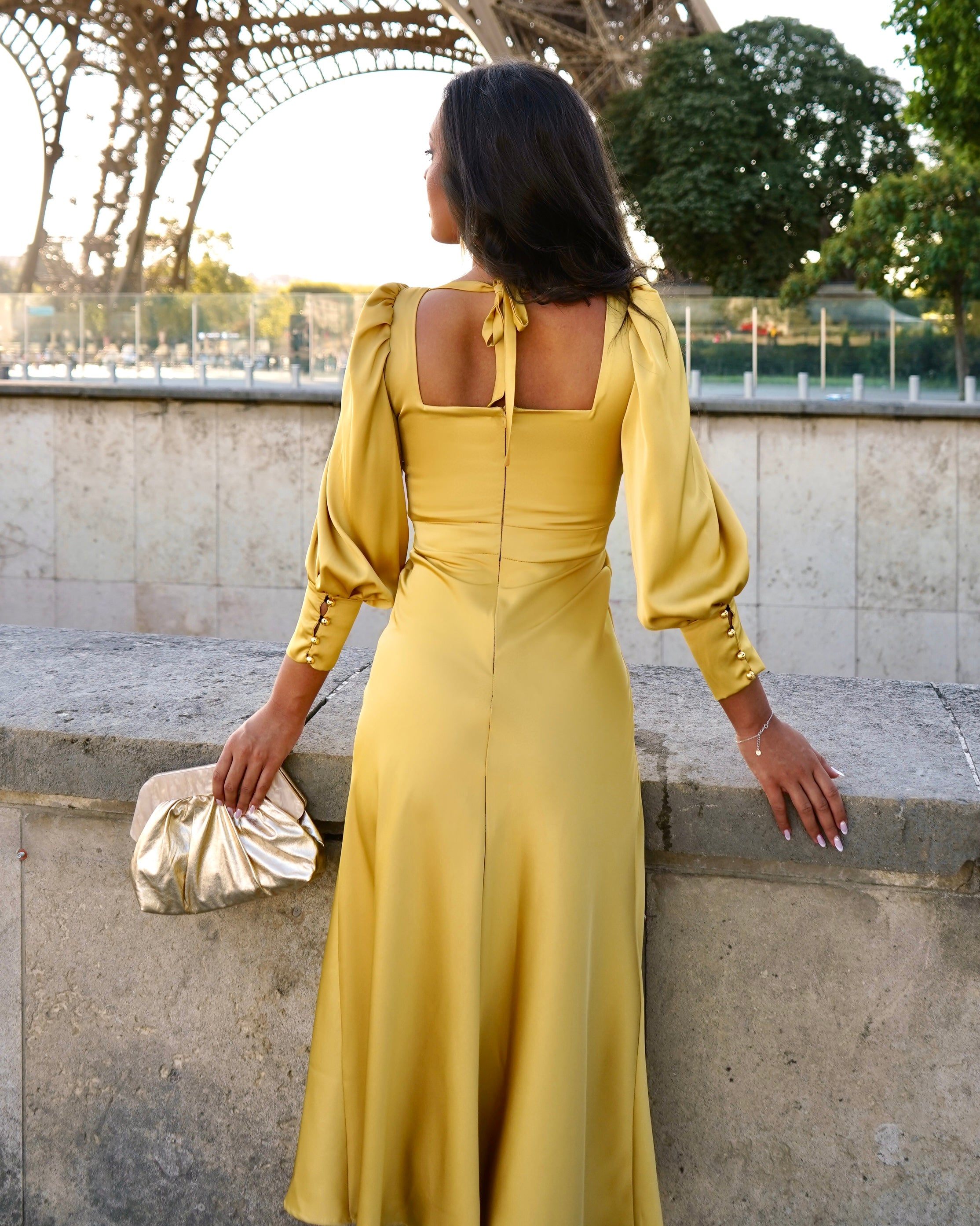 Versailles Mustard Dress