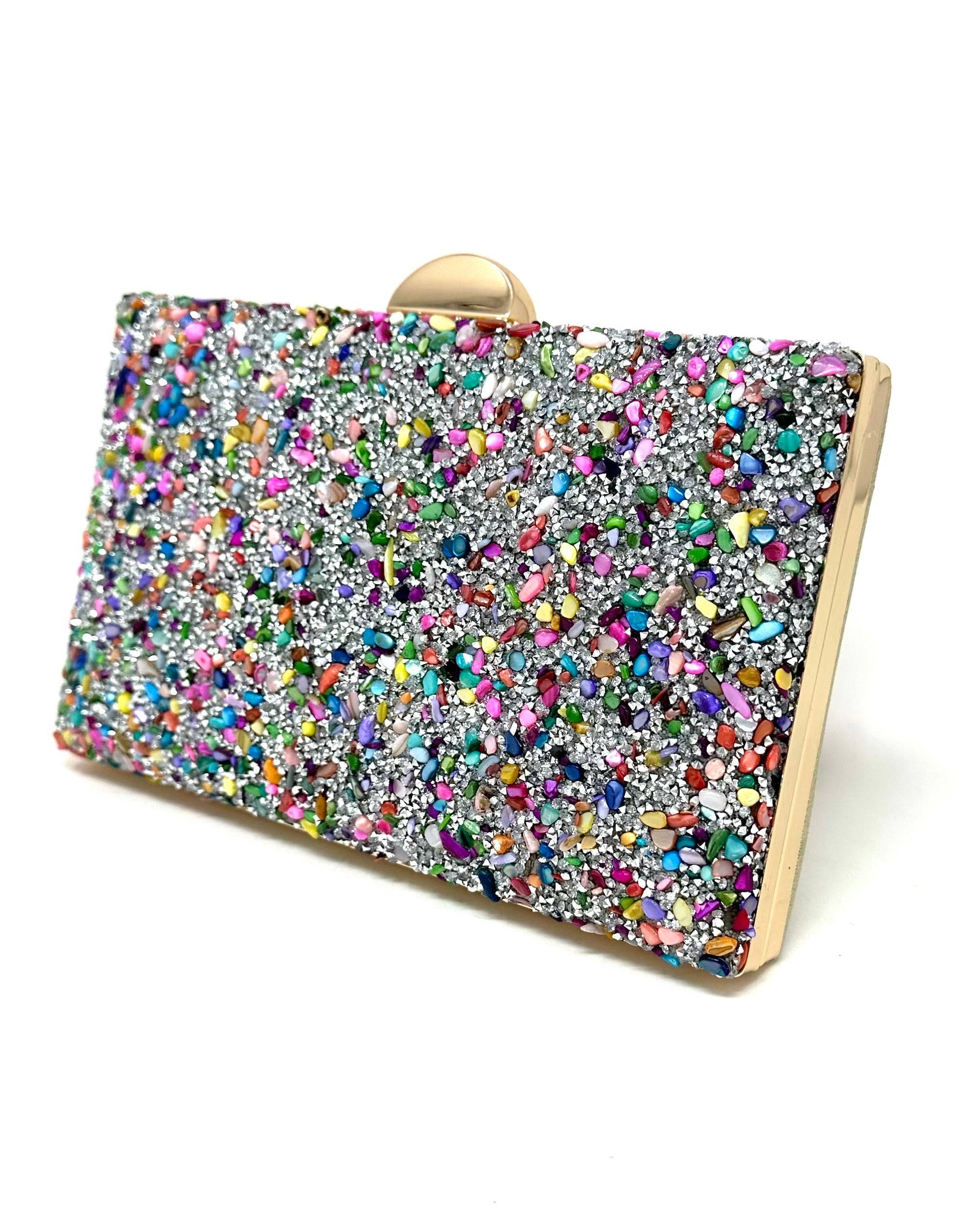 Bolsa de Strass Multicolorida