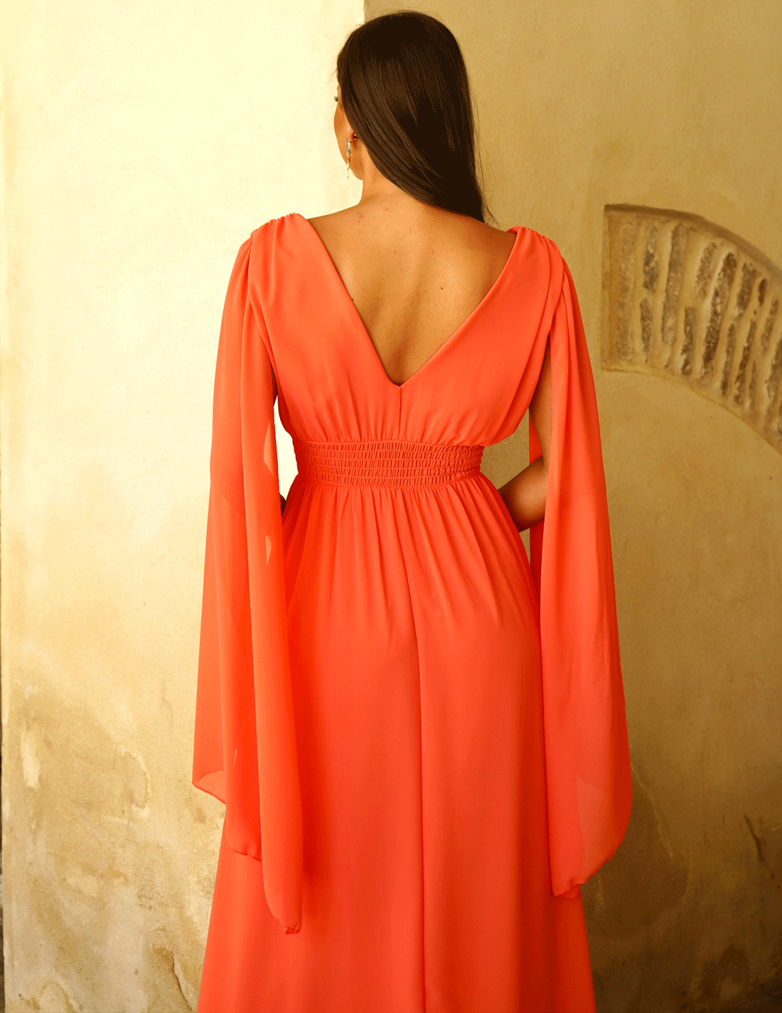 Vestido Peru Coral