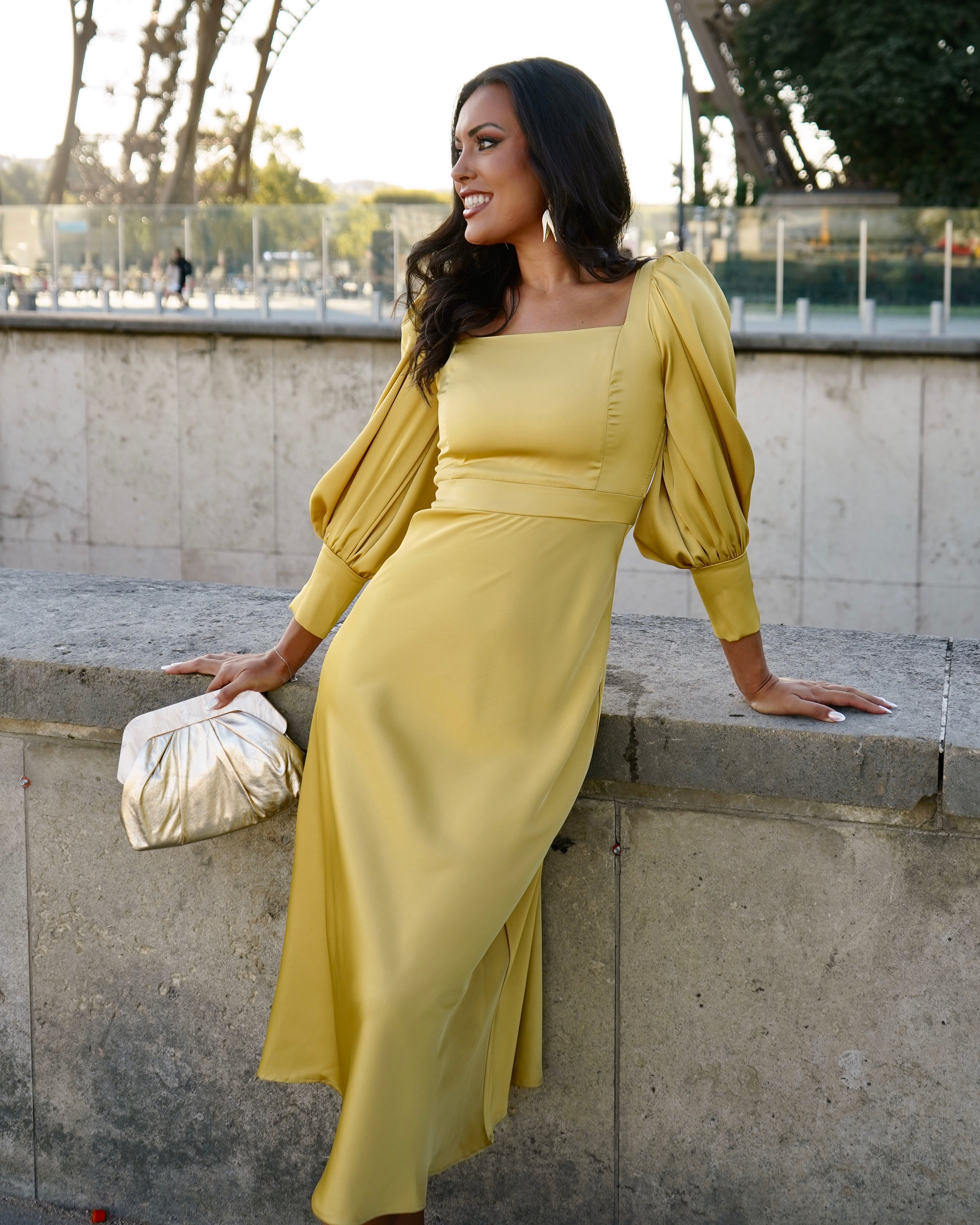 Versailles Mustard Dress