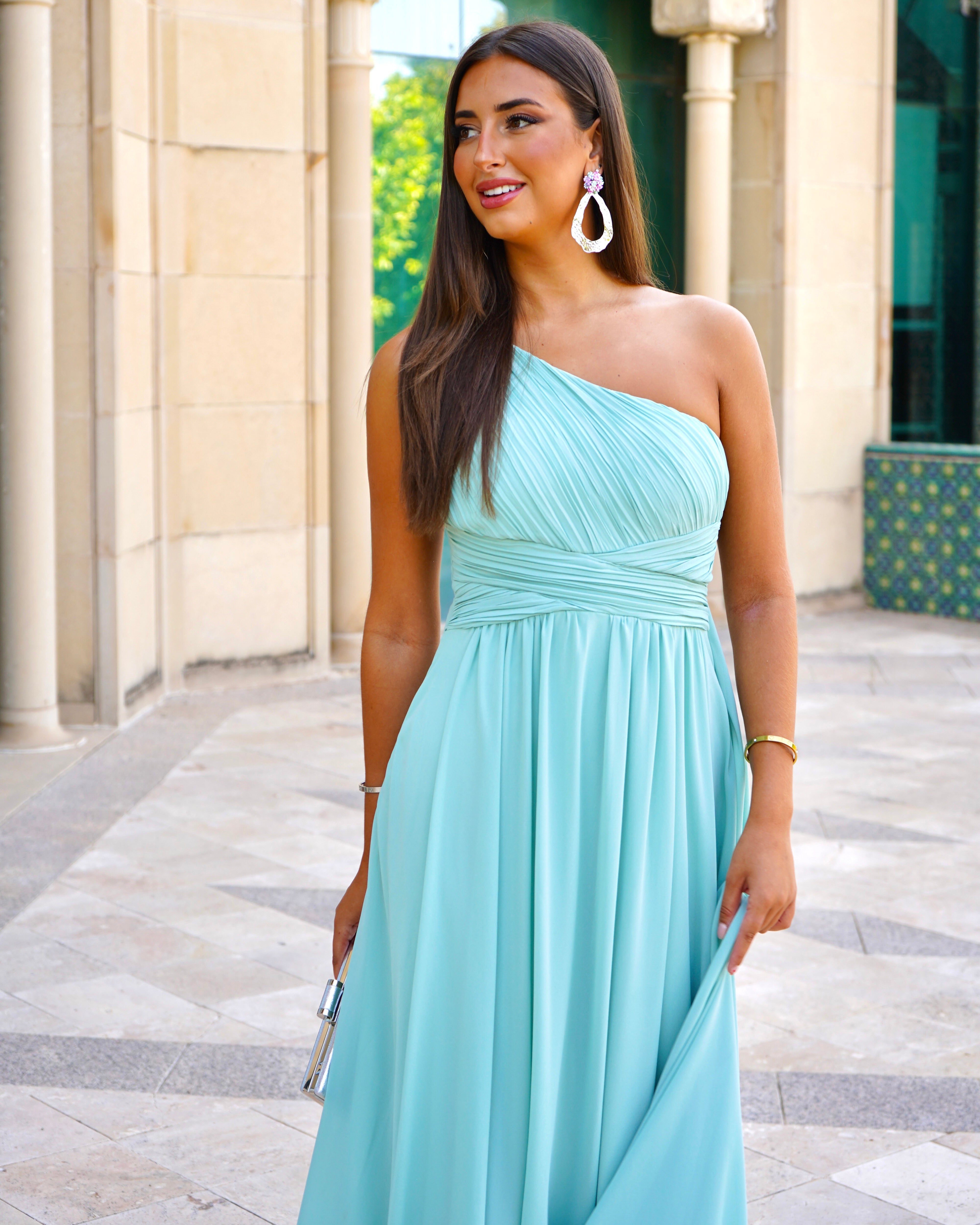 Aqua Green Chalice Dress