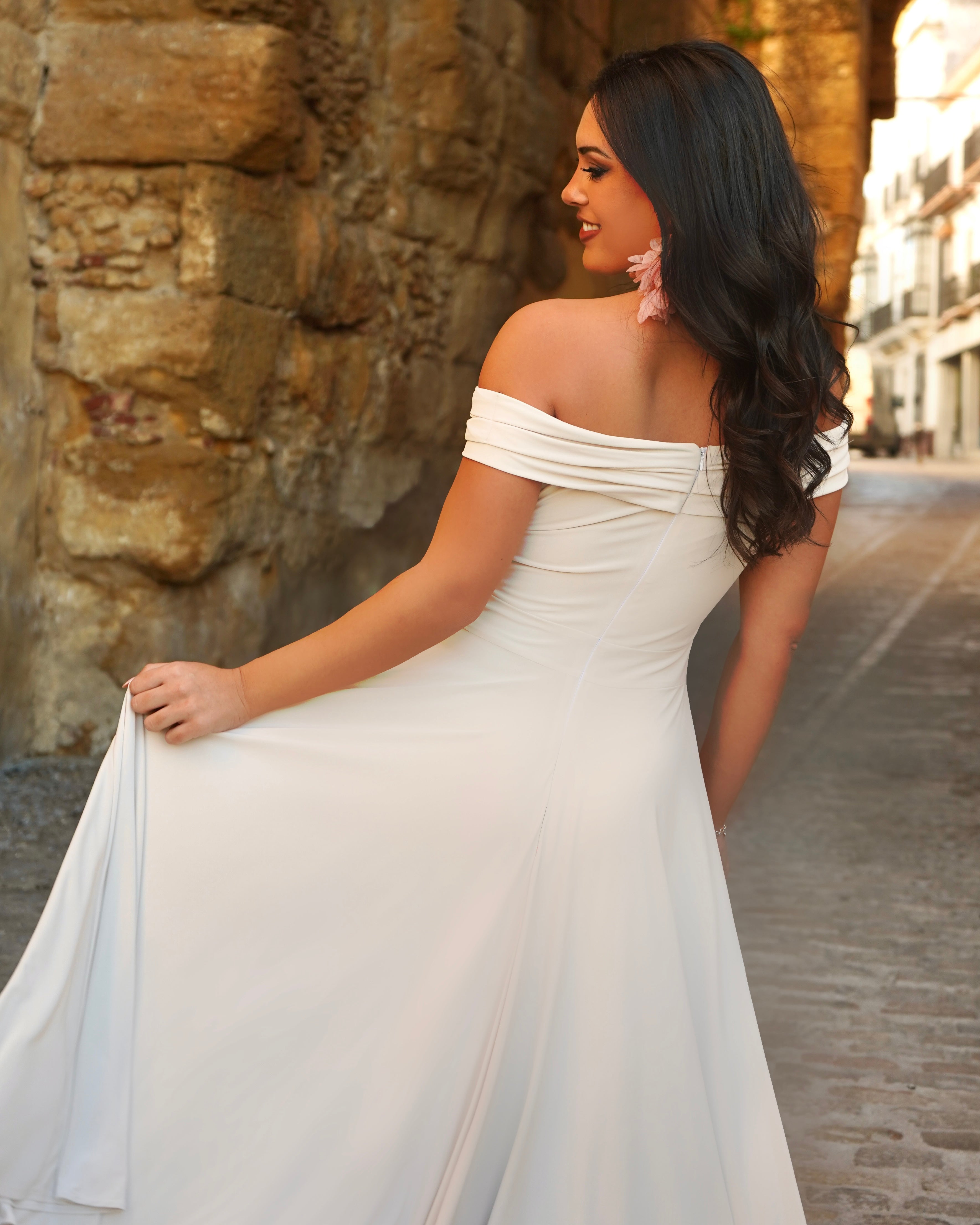 Vestido Casmir Beige