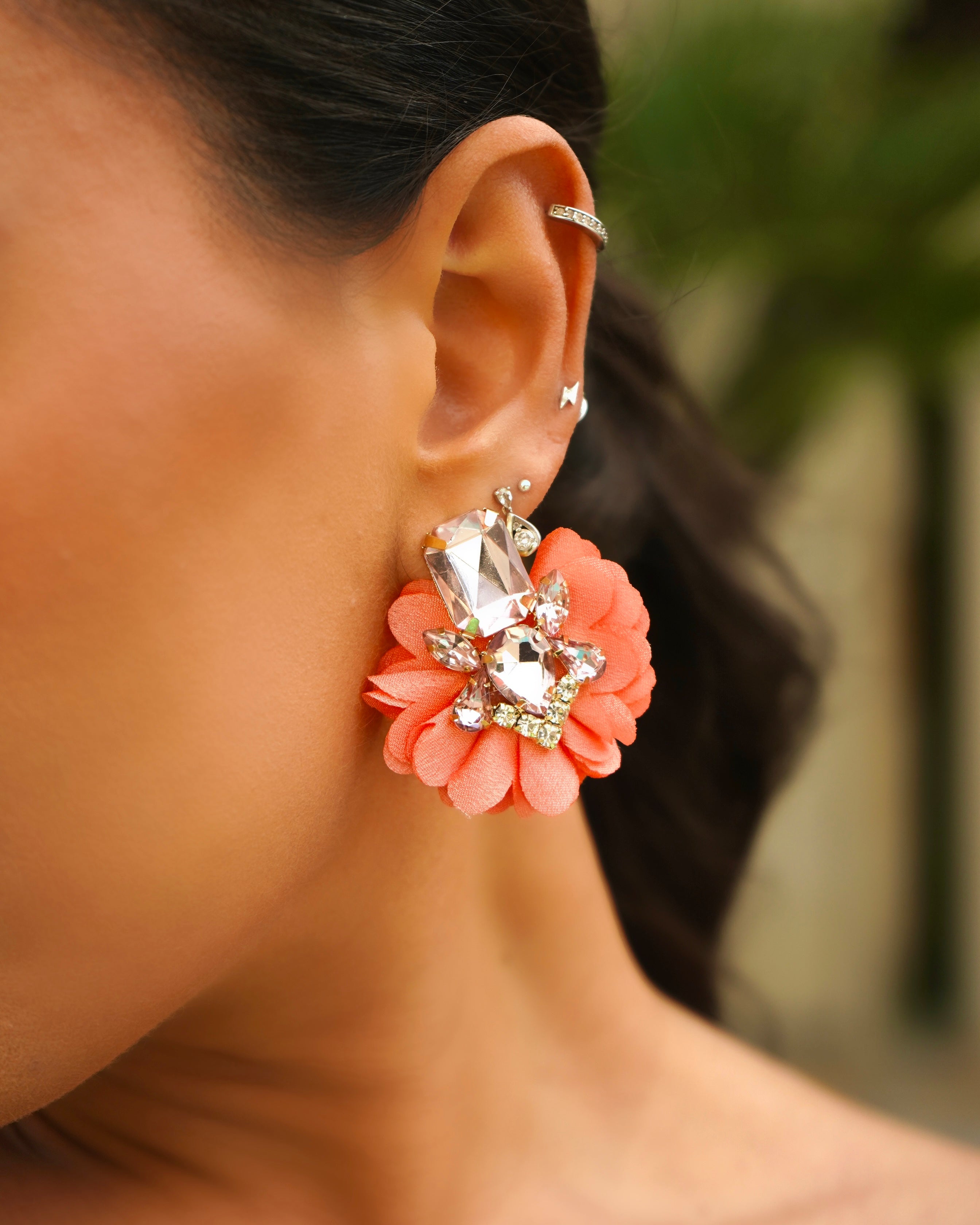 Pendientes Coral