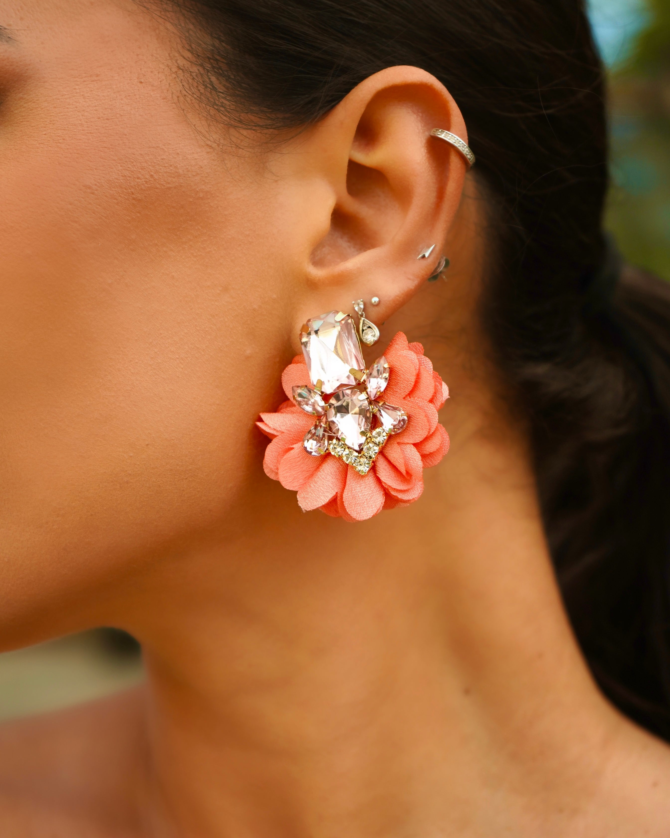 Pendientes Coral